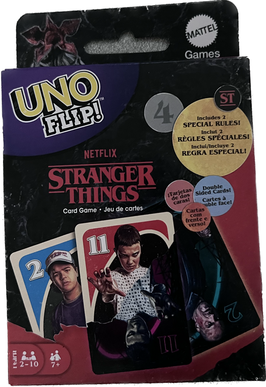 Stranger Things uno flip