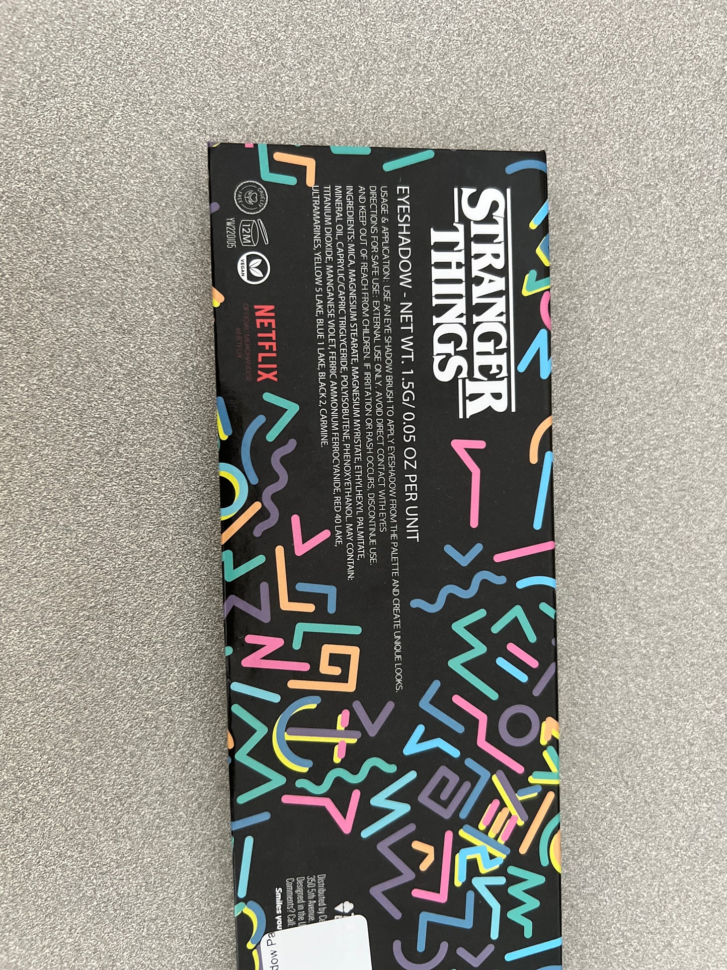 Stranger Things eyeshadow palette